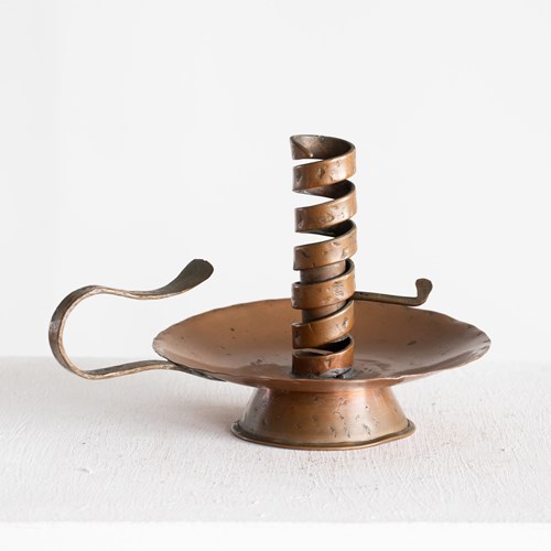 Copper Rat De Cave Candleholder