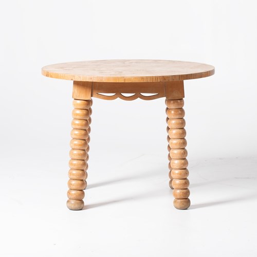 Modernist Bobbin Side Table