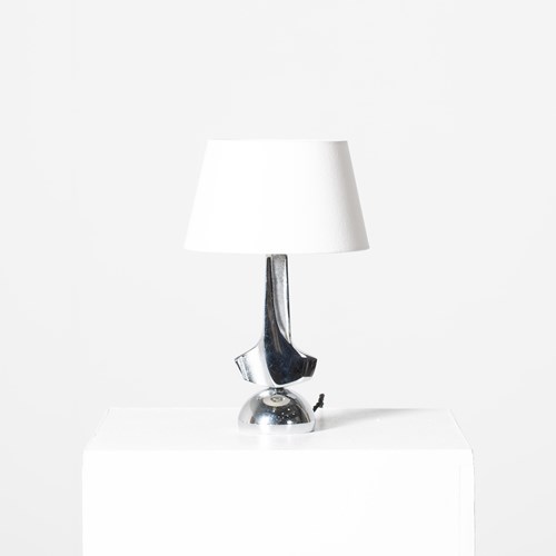 Modernist Chrome Table Lamp