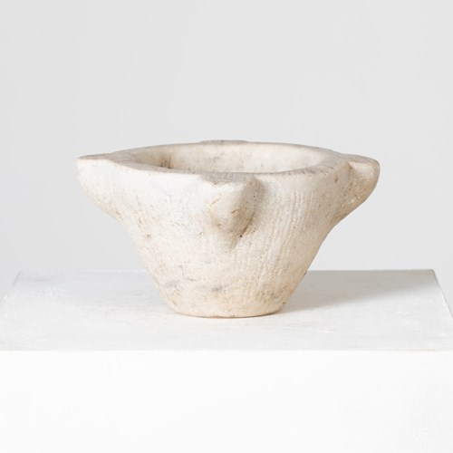 Carved Marble Mortar