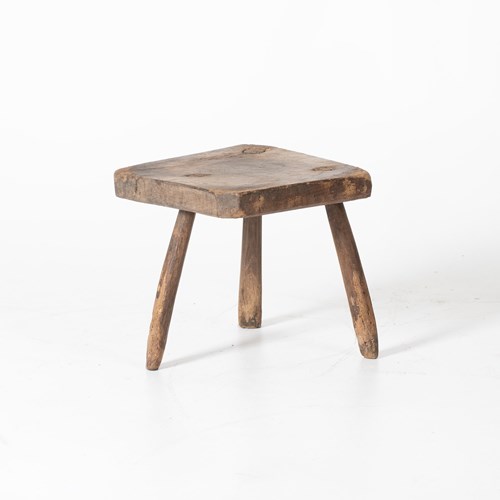 Primitive Oak Stool