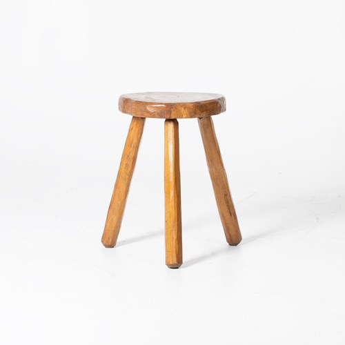 Primitive Elm Stool