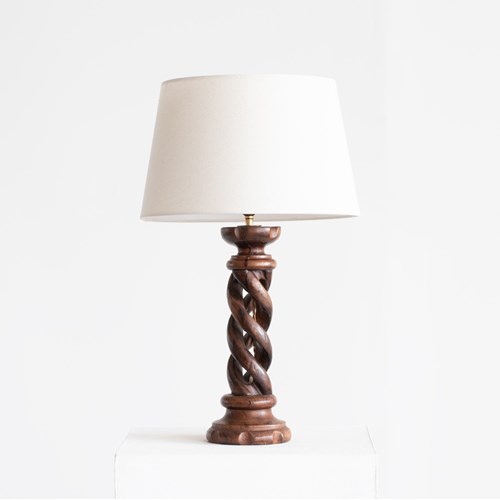 Barley Twist Candlestick Table Lamp