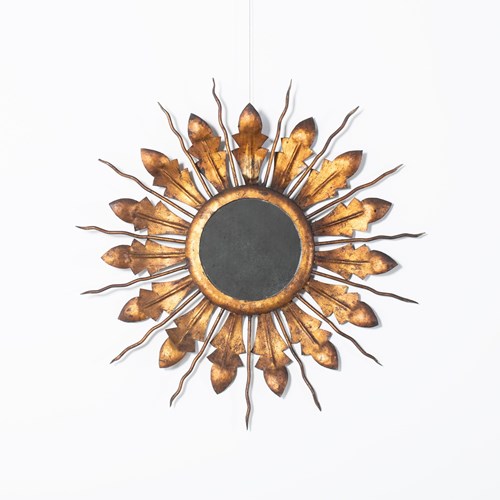 Spanish Gilt Sunburst Mirror