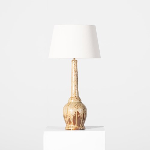French Stoneware Table Lamp