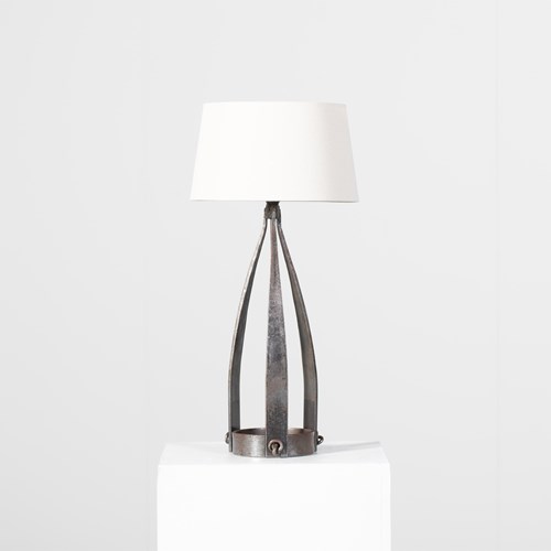 Forged Steel Table Lamp