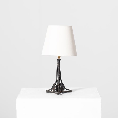 Art Deco Iron Table Lamp