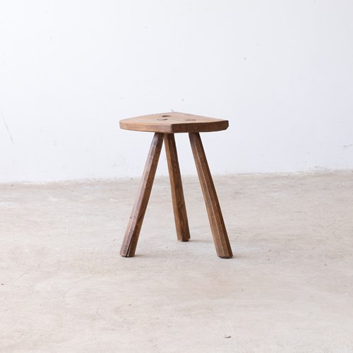 French Oak & Beech Stool