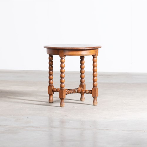 Bobbin Oak Side Table