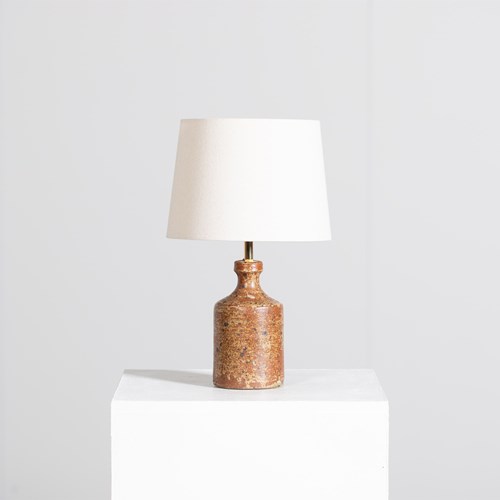 French Glazed Stoneware Table Lamp