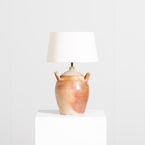 French Oil Jar Table Lamp