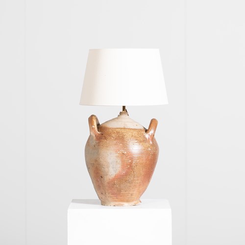 French Oil Jar Table Lamp