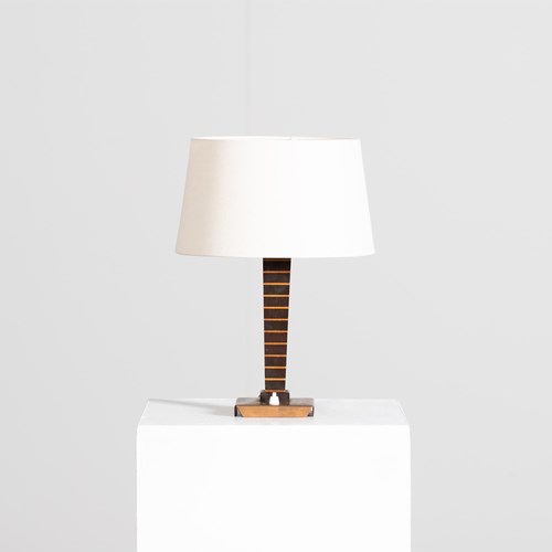 Art Deco Copper Table Lamp