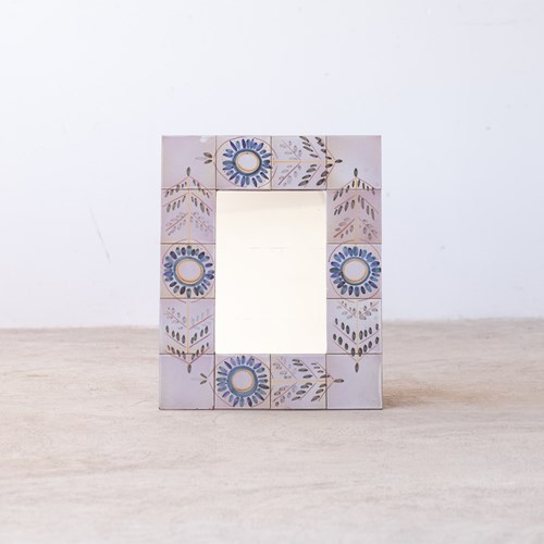 Tiled Ceramic Mirror Attr. Roger Capron