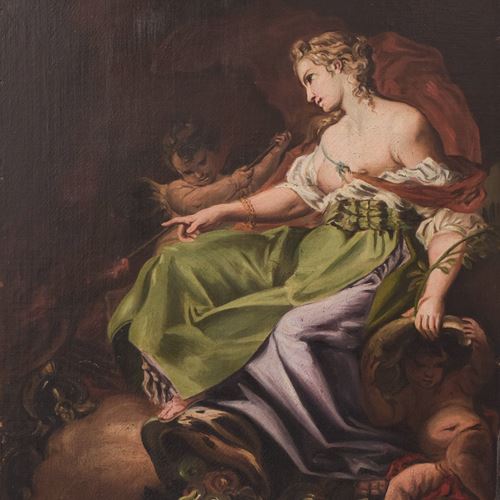 Allegory Of Grandeur - 19Th Century Follower Of Corrado Giaquinto (1703-1766)