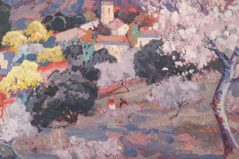 Josep Mas Pou - Almond Blossom Landscape-modern-decorative-1016-almond-blossomg-oil-2-main-637690411557341140.jpg