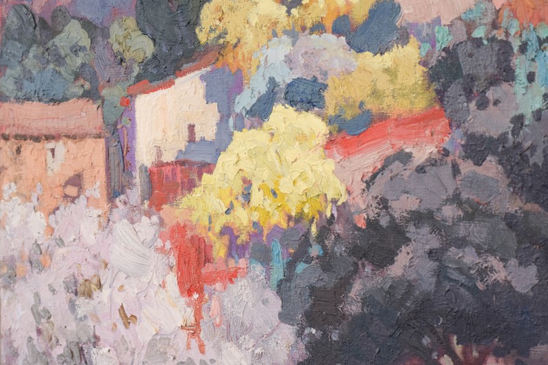 Josep Mas Pou - Almond Blossom Landscape-modern-decorative-1016-almond-blossomg-oil-5-main-637690411525935437.jpg