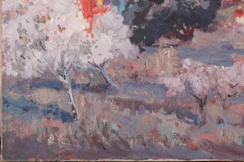 Josep Mas Pou - Almond Blossom Landscape-modern-decorative-1016-almond-blossomg-oil-8-main-637690411494060149.jpg