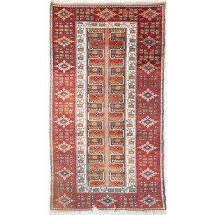 Unusual Hand Woven Vintage Eastern ...