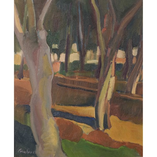Forest Landscape (Follower Of Paul Gauguin)