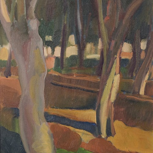 Follower Of Paul Gauguin - Forest Landscape