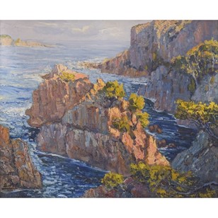 E. Palá - Impressionist Coastal Sea...