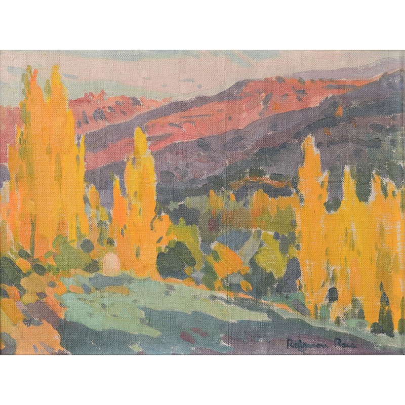 Raimon Roca Ricart - "Martinet, La Cerdanya"-modern-decorative-1234-autumn-trees-painting-ramon-roca-1-square-main-637775945623299719.jpg