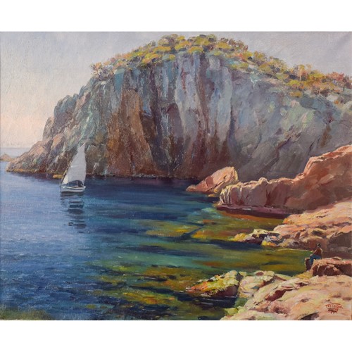 Spanish Cala Landscape By Ricard Tarrega Viladoms