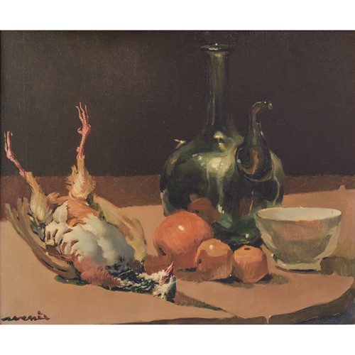 Still Life With Jug And Oranges