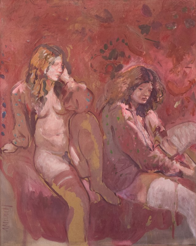 Antoni Munill - Two Evocative Female Figures-modern-decorative-1268-two-girls-red-painting-1-main-637825101306710017.jpg