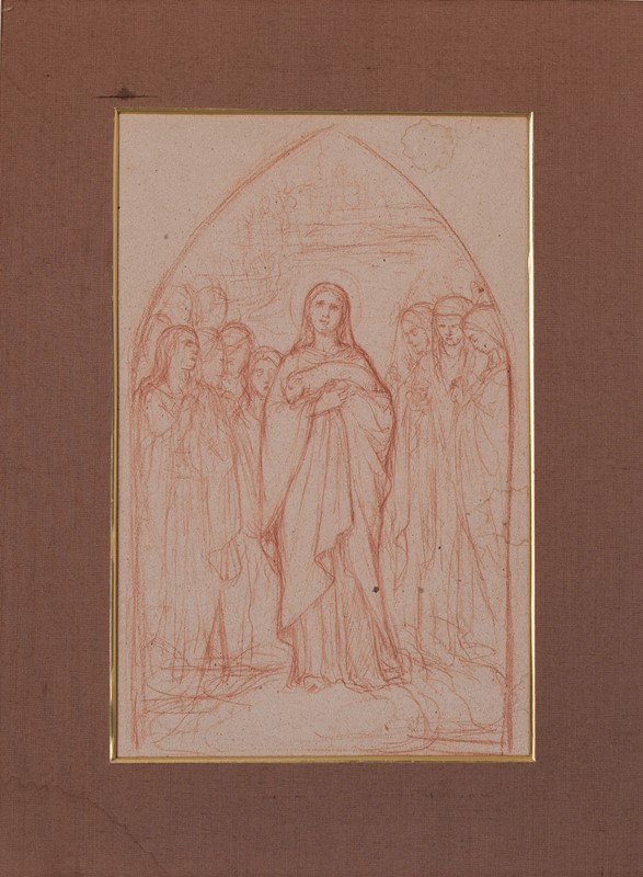Pre-Raphaelite Sanguine Drawing-modern-decorative-1279-religious-drawing-2-main-637865706751367296.jpg