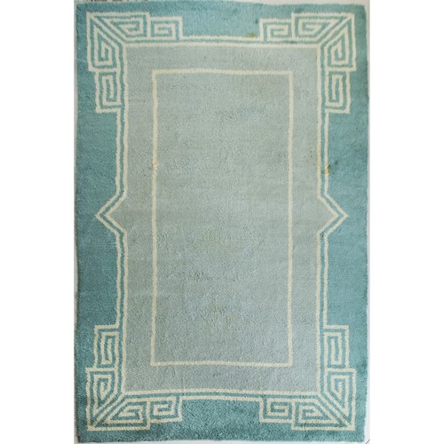 Large Handwoven Vintage Blue Rug