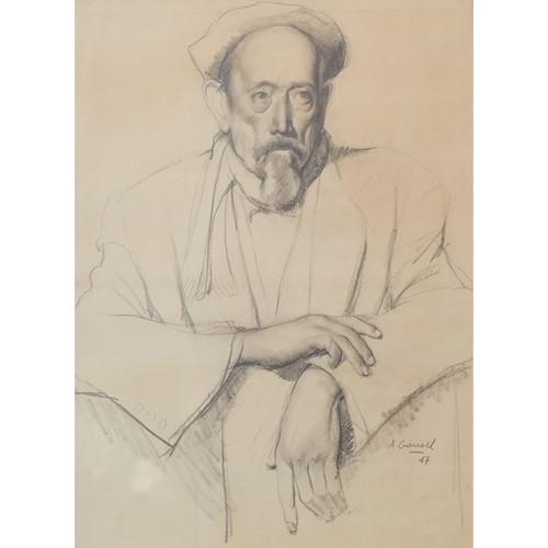Amador Garrell I Soto - Pencil Study Of A Imam