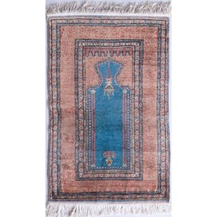 Pastel Coloured  Hand Woven Vintage...