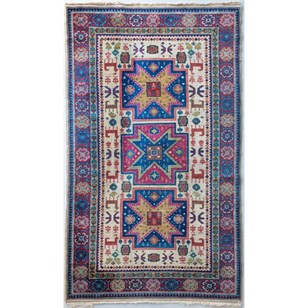 Hand Woven Vintage Eastern Rug With...