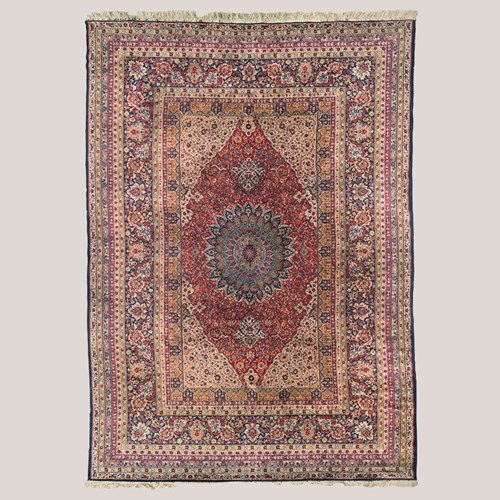 Large Vintage Persian Style Rug 367 Cm × 250 Cm