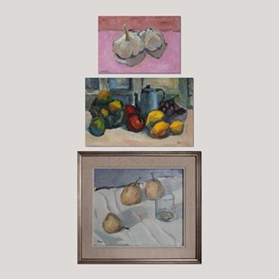 Three Spanish Still Life Paintings ...