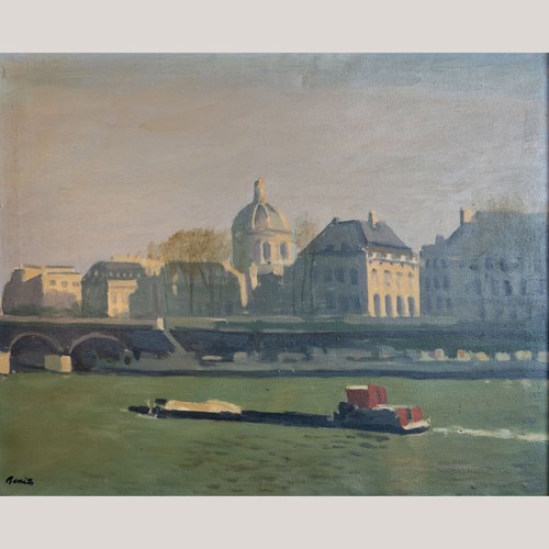 The Seine And The Institut De France, Paris – Labelled “E.G. Benito” - Follower 