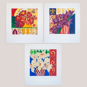 Floral Still Life Serigraphs (Set O...