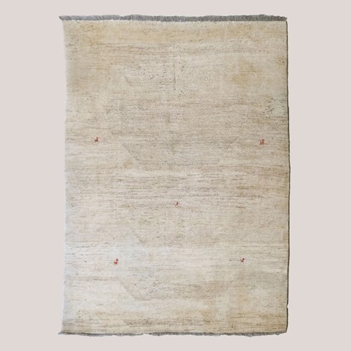 Vintage Persian Gabbeh Rug – Hand-Knotted Wool – 257 × 178 Cm