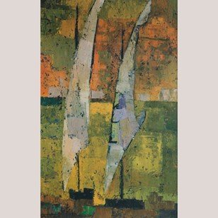 Vintage Abstract Seascape With Two ...