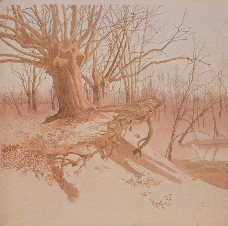 Reginald Morphew - 'Rooted to the Soil'-modern-decorative-43-watercolour-trees-1943-1-main-637837171397065513.jpg