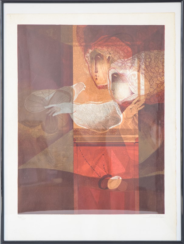 Àlvar Suñol Munoz-Ramos - Surrealist Scene-modern-decorative-598-02-etching-of-a-woman-and-bird---main-with-frame-main-637473336741313415.jpg