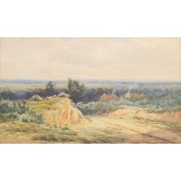 James Edward Grace - 'Rural Landscape' Watercolour