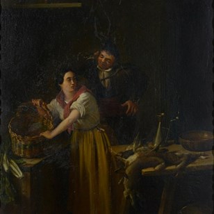 Genre Kitchen Scene - 18Th Or Early...