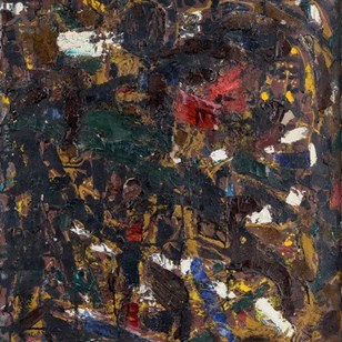 Abstract Expressionist Composition ...