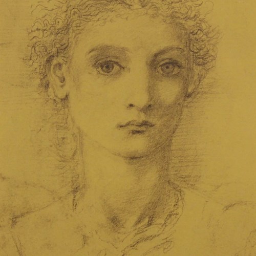 Portrait Of Maria Zambaco - Burne-Jones Or Charles Fairfax Murray