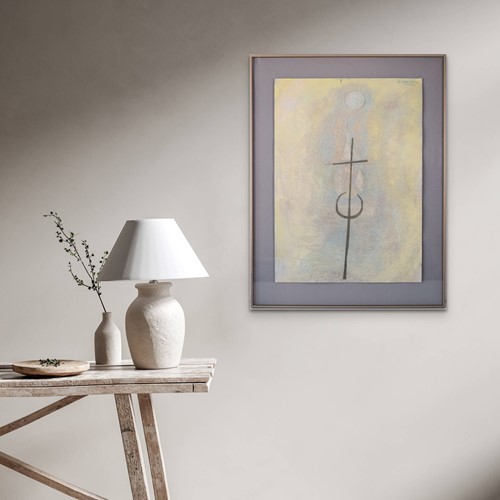 Abstract Painting With Cross