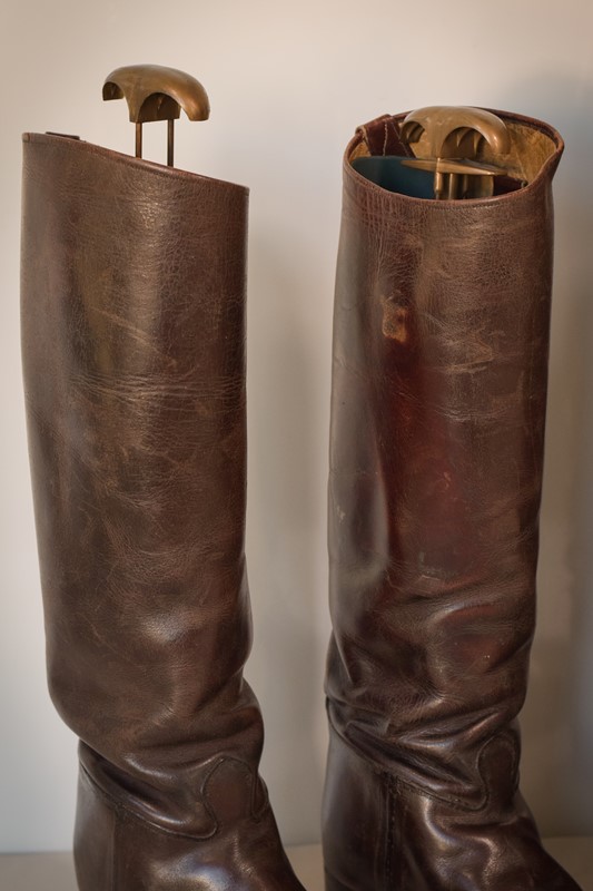 Antique Leather Riding Boots - Two pairs-modern-decorative-807-two-pair-of-boots-3-main-638022032886628414.jpg