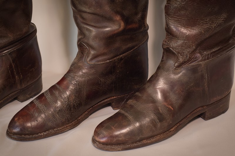 Antique Leather Riding Boots - Two pairs-modern-decorative-807-two-pair-of-boots-8-main-638022032959911653.jpg